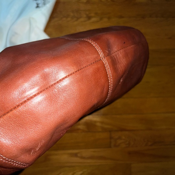 Brown Leather Coach Hobo Bag - Picture 9 of 14